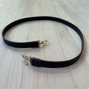 Elegant Black and Brown Purse Strap